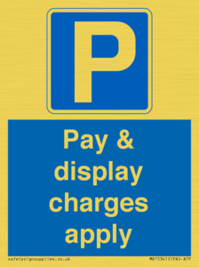 Pay & display charges apply
